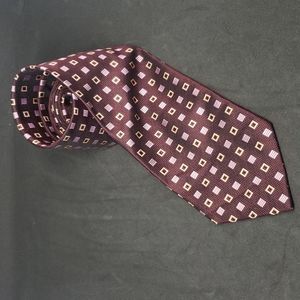 Jos A Bank executive collection purple silk tie